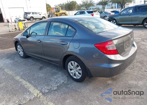 2012 Honda Civic Lx z USA, uszkodzony, nr VIN 19XFB2E55CE015531